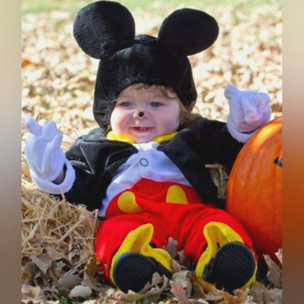 Darling Mickey Mouse Disney Baby Halloween Costume (size 9 months) ☆like new☆
